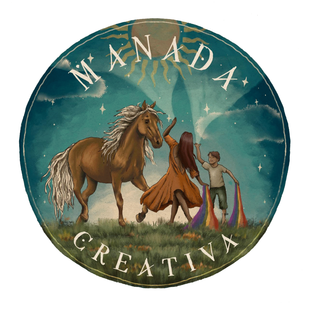 Logo de Manada Creativa. Arte, Mindfulness & Caballos